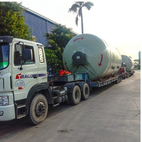 vận chuyển và lắp đặt dự án nhà máy Hà Thanh tại Đồng Tháp