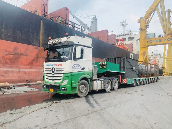 Vận Tải thiết bị dự án siêu trường siêu trọng nhà máy nông sản Việt Nam